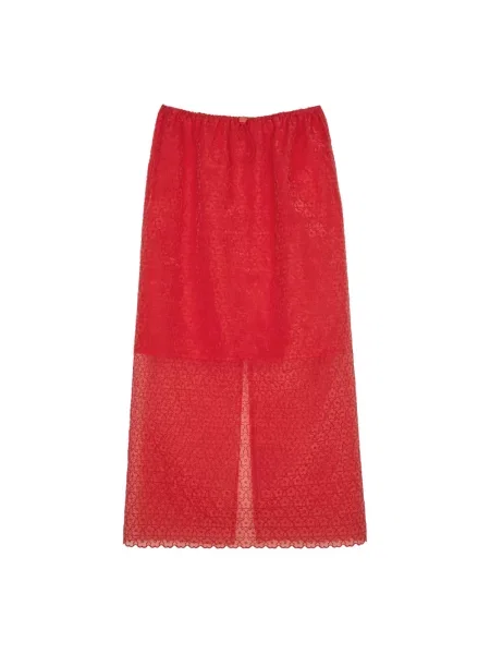 Spódnica maxi Cecilie Bahnsen czerwona