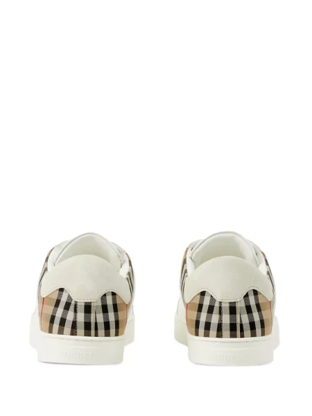 Kockás sneaker Burberry fehér