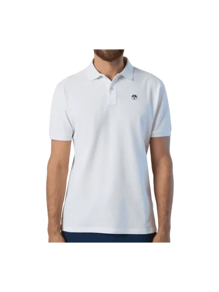 Koszulka polo North Sails z logo biała