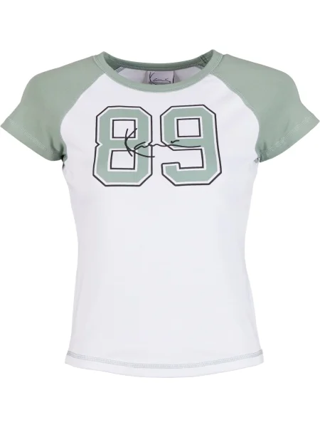 Karl Kani Tricou verde / negru alb