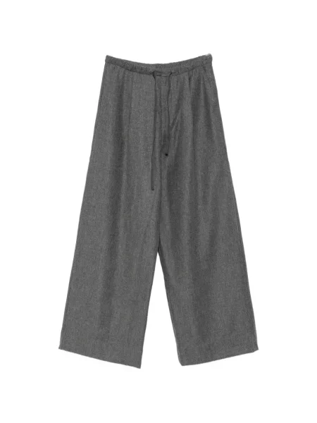 Pantaloni Soeur de lână cu cordon gri