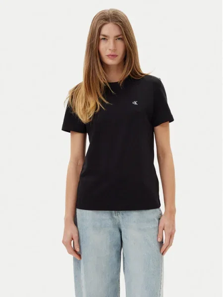 Krátke tričko Calvin Klein Jeans čierna