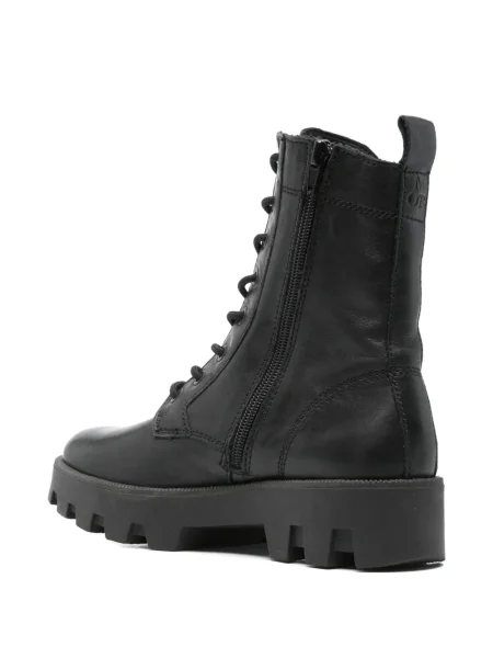 Botine Marc O'polo cu șireturi din dantelă chunky negru