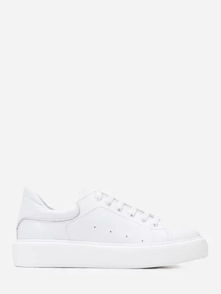 ISSA Plus Кеди низькі шкіра білий