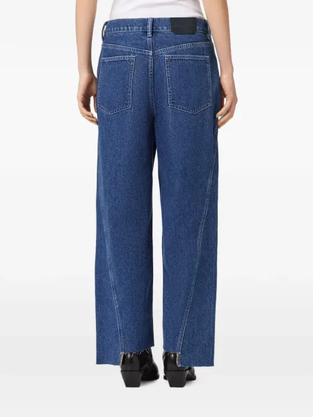 Blugi cu picior larg Allsaints albastru