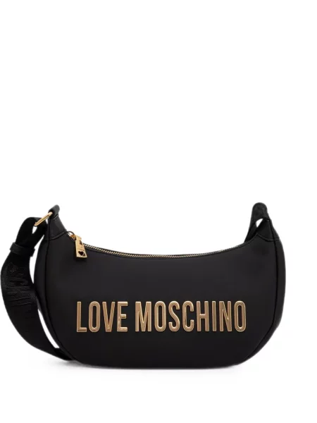 Geantă Love Moschino cu autograf negru