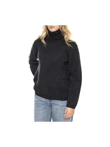 Sweter z golfem Elvine czarny