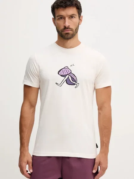 Tričko Picture Jean Julien s potiskem béžová