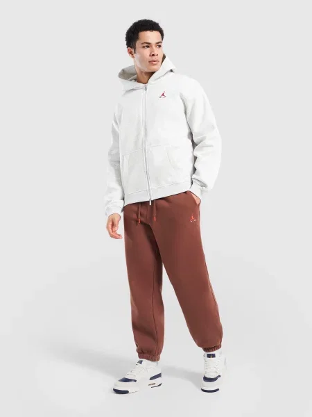 Jordan Spodnie M J Brk St Flc Cuff Pant Bb brązowe