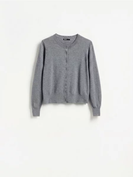 Reserved Cardigan cu adaos de lână gri-neutru gri