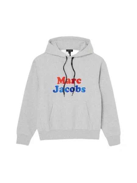 Bluza z kapturem Marc Jacobs z logo szara