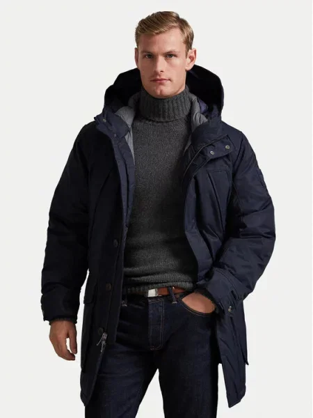 Polo Ralph Lauren Παλτό χειμωνιάτικο Σκούρο μπλε