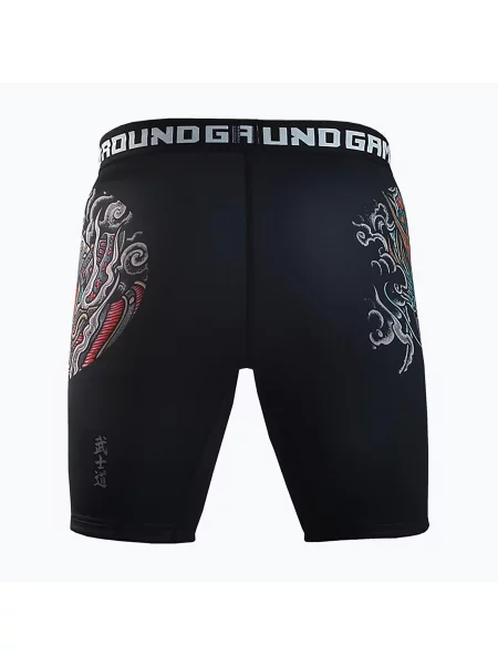 Spodenki treningowe Ground Game Vale Tudo Bushido czarne