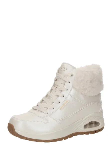 SKECHERS Ghete cu șireturi UNO RUGGED murdar alb
