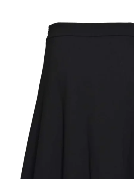 Fustă midi True Royal până la genunchi negru