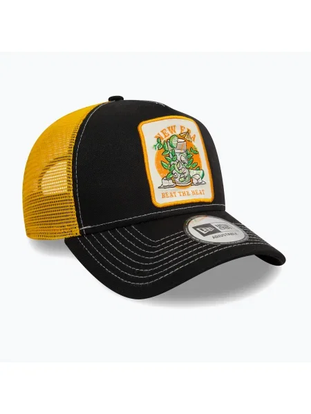 New Era Summer Patch Trucker бейзболна шапка черна