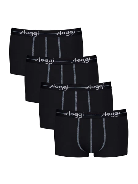 SLOGGI Boxeralsók bazaltszürke / fekete fehér