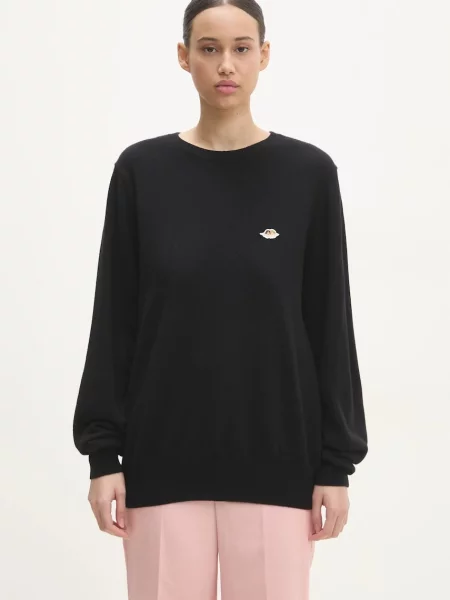 Fiorucci pulover de lana Angel femei negru