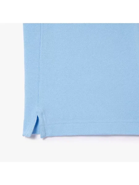 Lacoste Koszulka Polo Slim Fit Z Piki niebieska