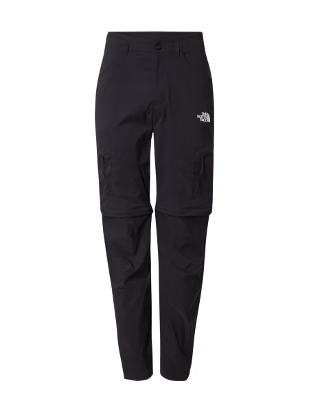 THE NORTH FACE Outdoorové kalhoty EXPLORATION černá bílá