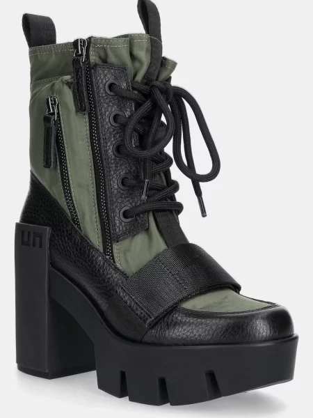 Členkové topánky United Nude Grip Combat Mid zelená