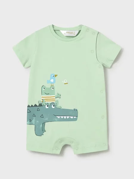 Mayoral Newborn Kombinezon za bebe zelena