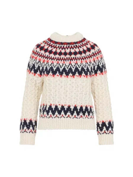 Wielobarwność sweter Moncler wełniany