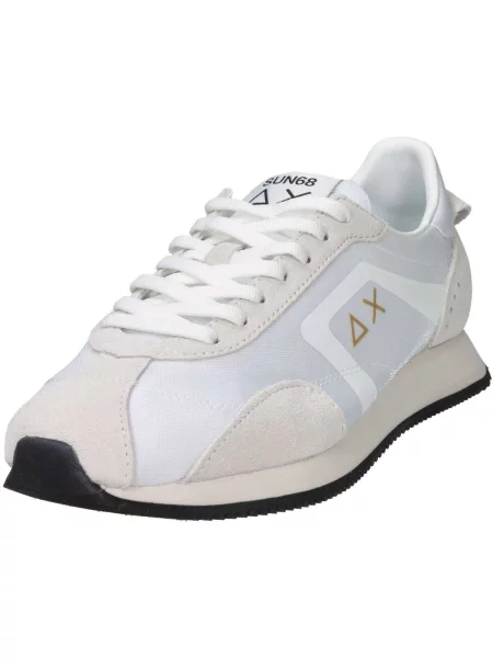 Pantofi Sun68 alb