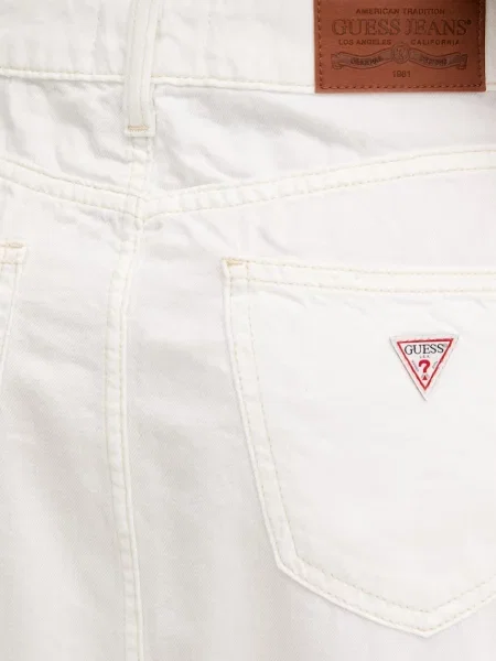 Guess Jeans спідниця із розрізом джинсова