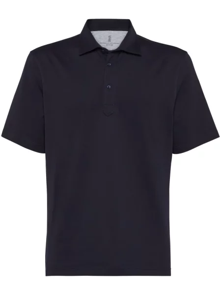 Polo Brunello Cucinelli albastru