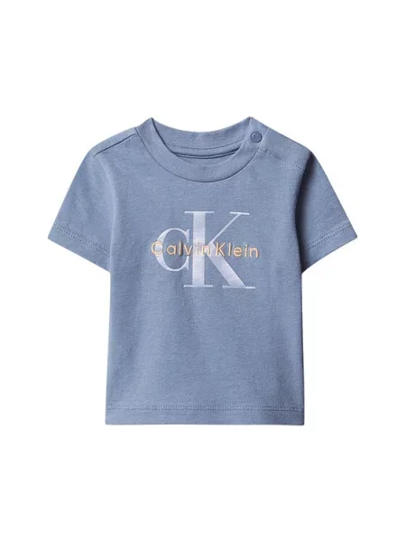 Dětské tričko Calvin Klein Jeans modré