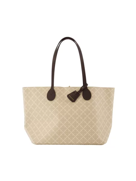 Lniana shopperka By Malene Birger beżowa