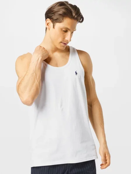 Polo Ralph Lauren Tricou alb / bleumarin