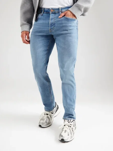 JACK & JONES Džínsy JWHMIKE JJORIGINAL denim modrá