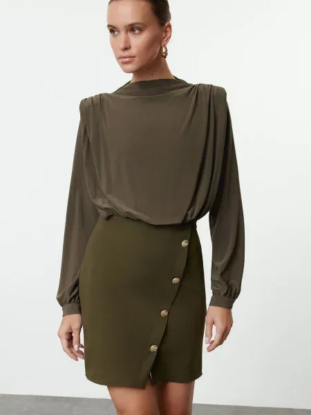 Rochie mini Trendyol maro