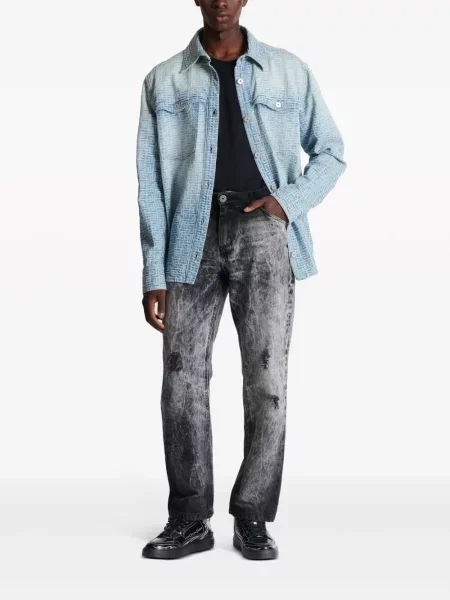 Tiesūs džinsai Balmain juoda