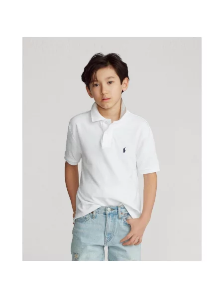 Top dziecięcy Ralph Lauren biały