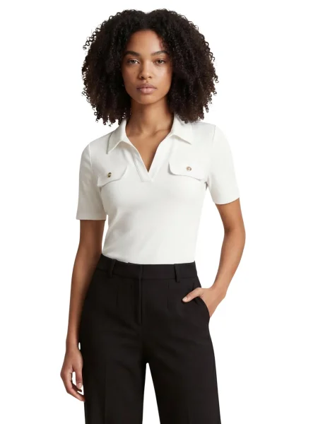 Polo Morgan De Toi alb