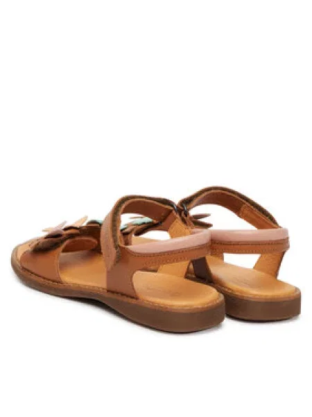 Sandále Froddo Lorine Flowers S hnedá