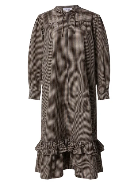 EDITED Rochie Bellona / bej închis negru