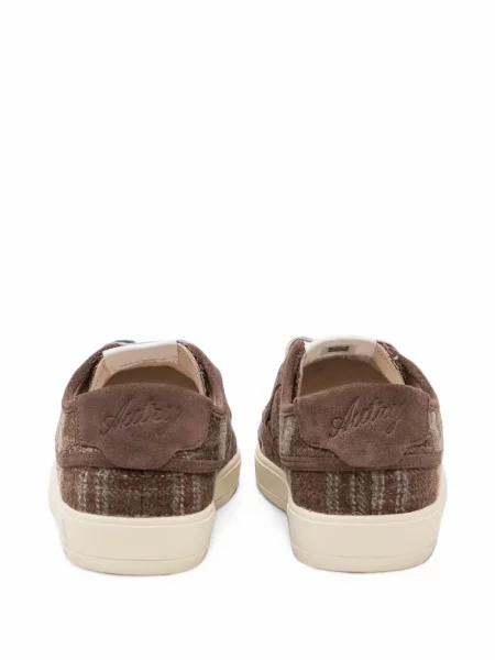 Szarvasbőr kockás sneaker Autry nyomtatás barna