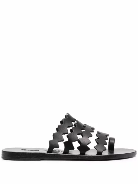 Sandale Ancient Greek Sandals din piele negru