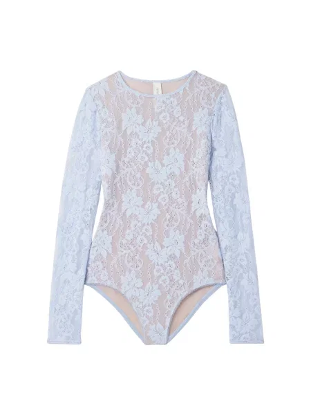 Koszulka Zimmermann koronkowa niebieska