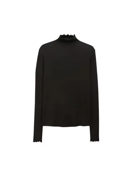 Top Filippa K wełniany czarny