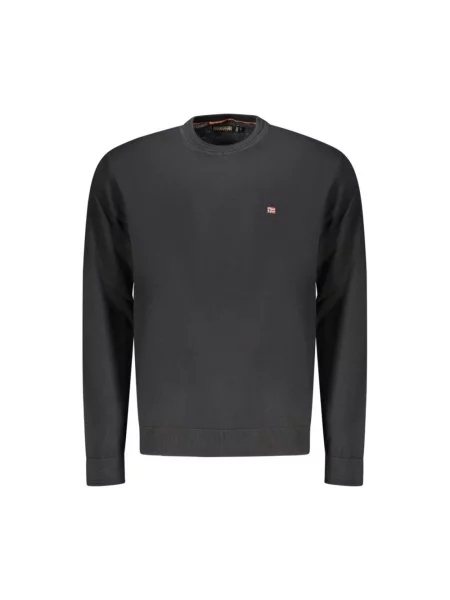 Sweter Napapijri z logo czarny
