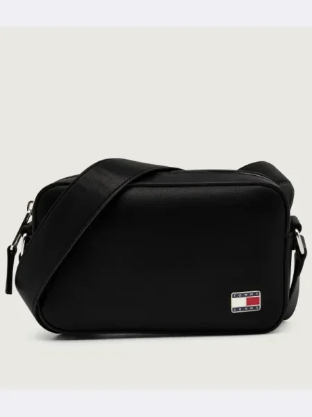Geanta crossbody Tommy Jeans negru
