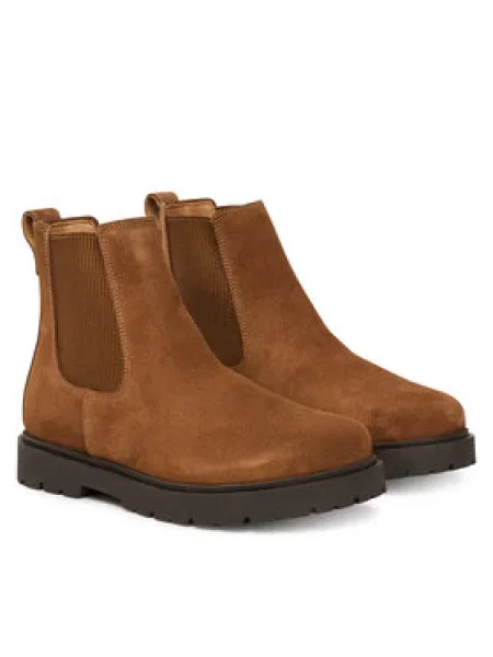 Birkenstock Kotníková obuv s elastickým prvkem Highwood Slip On Mid hnědá