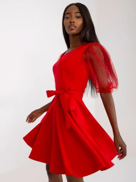 Rochie de cocktail Lakerta roșu