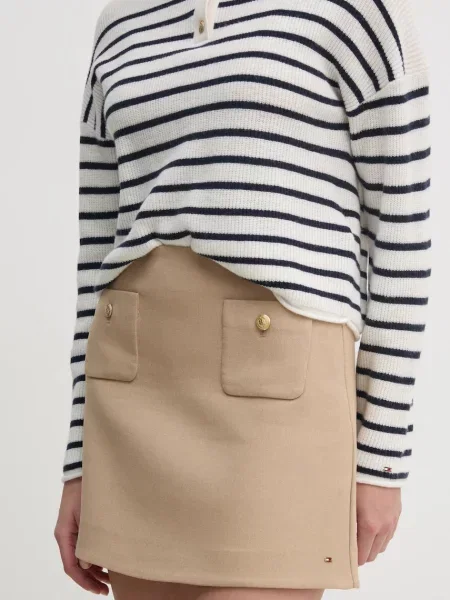 Tommy Hilfiger fustă bej