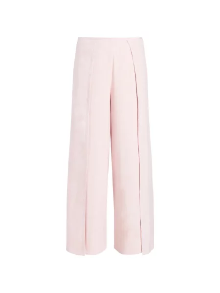 Pantaloni palazzo Proenza Schouler White Label alb